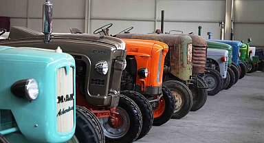 Antika traktör koleksiyonu yaptı, hedefi Traktör Müzesi