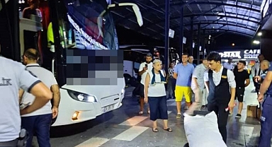 Balıkesir’de Otobüs Terminalinde Dehşete Düşüren Görüntü