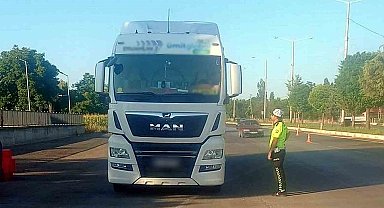 Beyşehir'de yasağa uymayan yüksek tonajlı araçlara ceza