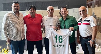 Bursaspor yönetimi, Oğuz Çetin'i ziyaret etti