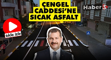 Çengel Caddesi'ne Sıcak Asfalt