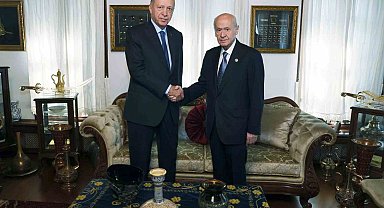 Cumhurbaşkanı Erdoğan, MHP Genel Başkanı Bahçeli ile görüştü