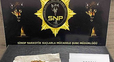 Durumundan şüphe edilen araçtan uyuşturucu çıktı