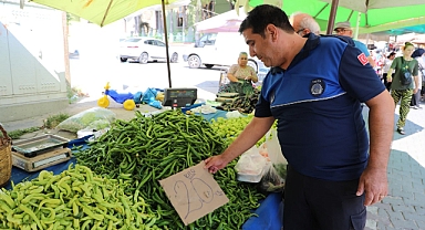 Edremit Zabıta’dan Pazar Yeri Denetimleri
