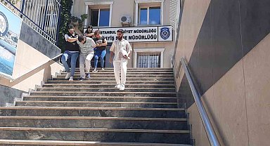 Esenler'de duvarı delerek elektronik eşya hırsızlığı yapan şüpheliler yakalandı