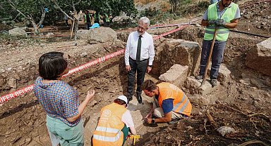 Gölyazı'nın antik dokusu gün yüzüne çıkıyor