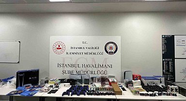 İstanbul Havalimanı'nda 1 milyon lira değerinde kaçakçılık operasyonu