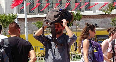 İstanbul kavruluyor: Hem ürünleri hem de kendisini suladı