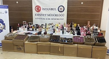 İstanbul'da sahte parfüm operasyonu