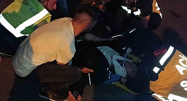 Kaza Yapan Kardeşinin Yanına Giderken Motosiklet Çarptı