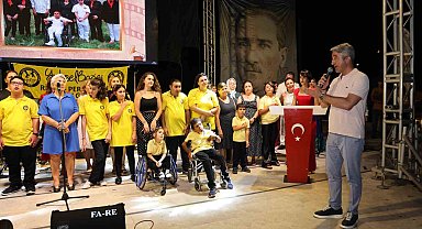 Marmaris Amfi Tiyatro özel çocuklara ev sahipliği yaptı
