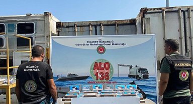 Mersin Limanı'nda 59 kilo kokain ele geçirildi