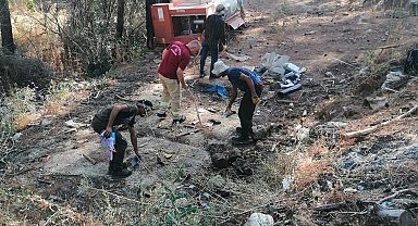 Ormana çöp atanlara ceza yağdı