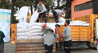 Pamukkale'de 537 üreticiye 50 ton yem desteği sağlanıyor