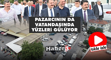Pazarcının Da Vatandaşında Yüzleri Gülüyor