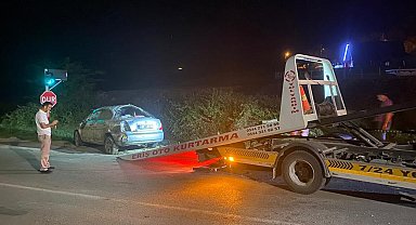 Sinop'ta otomobil takla attı: 4 yaralı