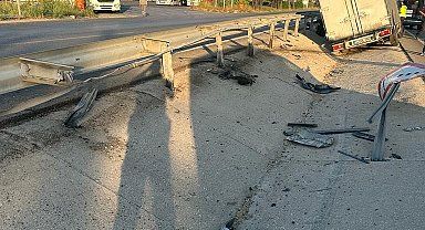 Yoldan çıkan kamyonet kaza yaptı: 1 ölü