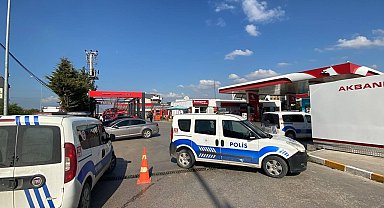 Akaryakıt istasyonunda yangın paniği