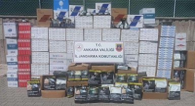 1 milyon 917 bin adet makaron ele geçirildi