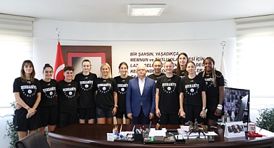 Aslan Yol Burhaniye Belediyespor’dan, Başkana Ziyaret