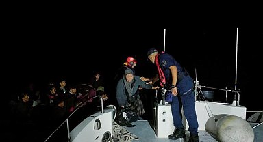 Ayvacık açıklarında 92 kaçak göçmen yakalandı