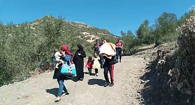 Ayvacık'ta 42 kaçak göçmen yakalandı