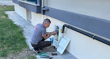 Ayvalık İlk Doğal Gazlı Evine Kavuştu   