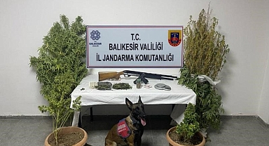 Ayvalık’ta bir kilogram uyuşturucu madde ele geçirildi