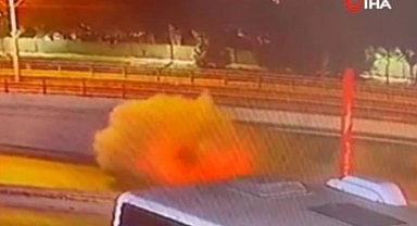 Bahçelievler'de 4 kişinin hayatını kaybettiği feci kaza kameraya yansıdı