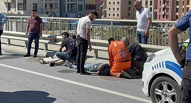 Ticari araç takla attı: 2 yaralı