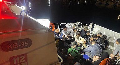 Bodrum'da 26 düzensiz göçmen kurtarıldı, 25'i yakalandı