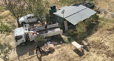 Çanakkale'de tarihi alandaki kaçak yapılar yıkılıyor