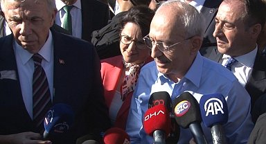 CHP lideri Kılıçdaroğlu, Mansur Yavaş'ın belediye başkanı adayı olduğunu duyurdu