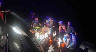 Datça'da 31 düzensiz göçmen kurtarıldı