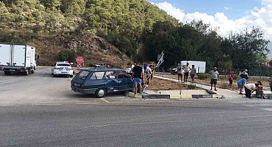 Fethiye'de trafik kazası: 2 yaralı