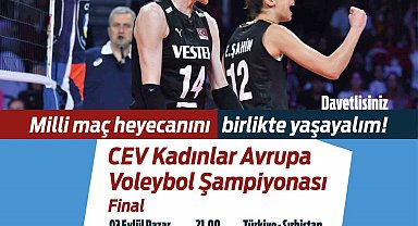 Final maçı için Kalamış'a üç dev ekran kurulacak