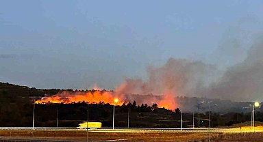 Gelibolu'da askeri alandaki yangın kısmen kontrol altına alındı
