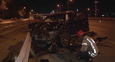 Kartal'da 5 aracın karıştığı zincirleme kazada 1 kişi yaralandı