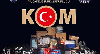 Kocaeli'de 140 bin 600 dal makaron ele geçirildi