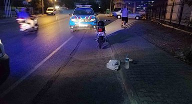 Manavgat'ta motosiklet kazası: 1 yaralı