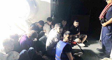 Marmaris'te 13 düzensiz göçmen yakalandı