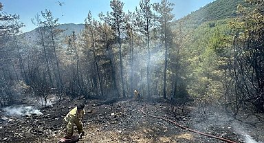 Marmaris'te çıkan orman yangını kısa sürede kontrol altına alındı