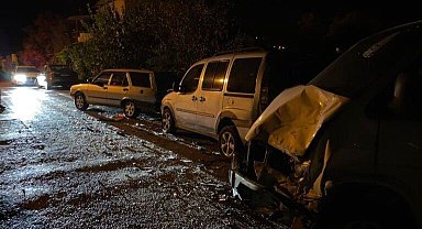 Milas'ta düğün konvoyunda zincirleme kaza