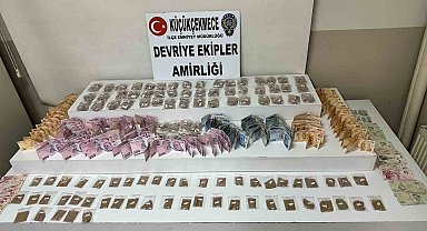 Motosikletle uyuşturucu ticareti polise takıldı