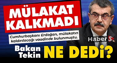 Mülakatlar Kalkmadı