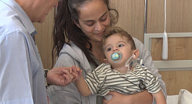 Şahdamarında baloncuk 1,5 yaşındaki bebek, anjiyoyla sağlığına kavuştu