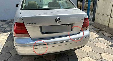 Siverek'te park halindeki otomobile silahlı saldırı