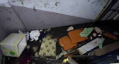 Sultangazi'de şiddetli yağış etkili oldu