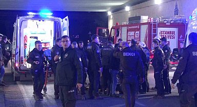 Alkollü sürücü hafriyat kamyonuyla dehşet saçtı: 2 polis ağır yaralı