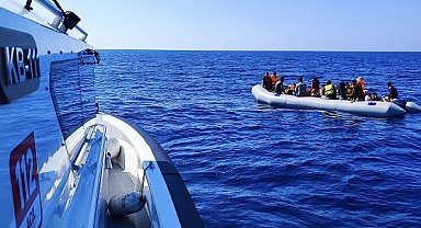 Ayvacık açıklarında Yunan unsurlarınca ölüme terk edilen 88 kaçak göçmen kurtarıldı